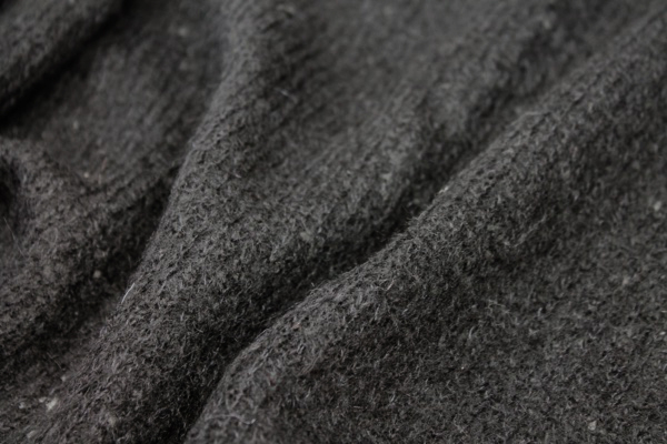 Loose Wool Knit - Black fabric, image 4 of 6