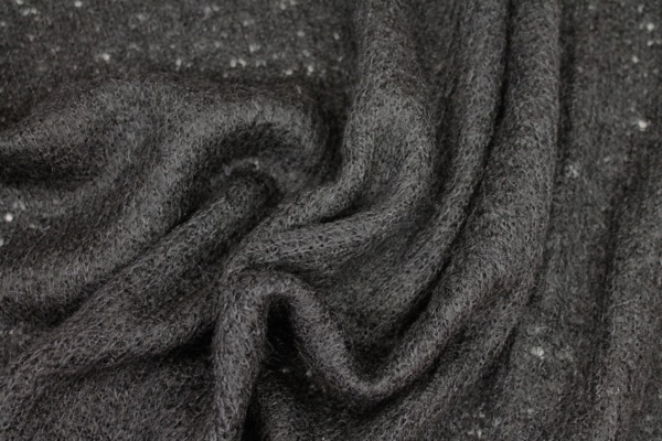 Loose Wool Knit - Black fabric, image 6 of 6