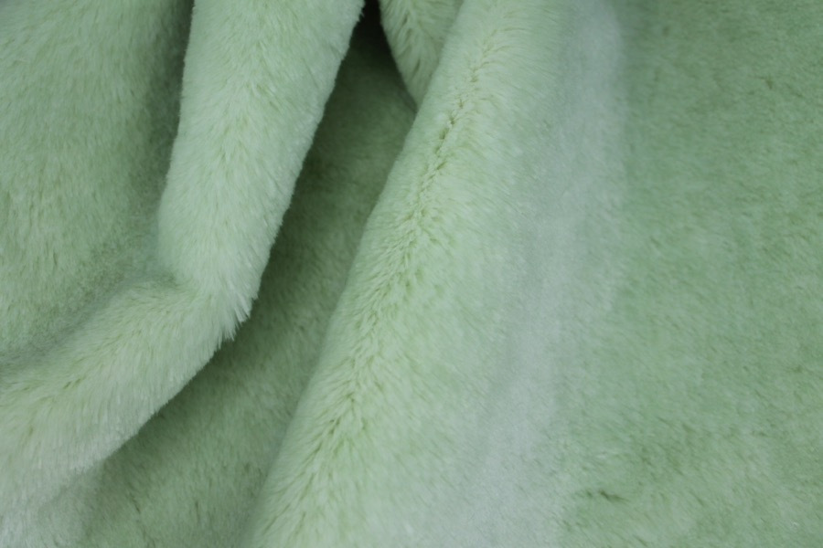 Faux Fur - Short Pile Mint Green fabric