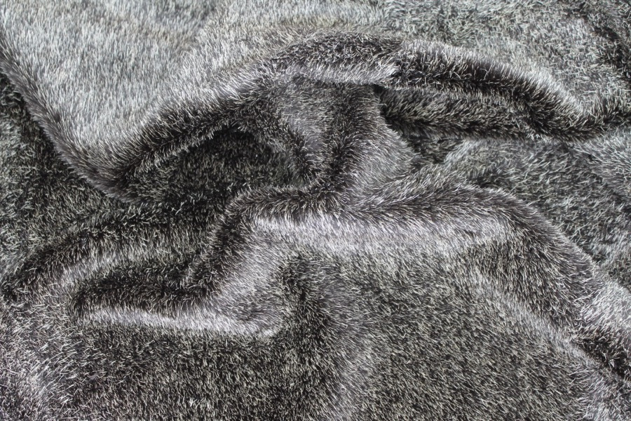 Faux Fur - Short Pile Flecked Beaver fabric, image 2 of 6