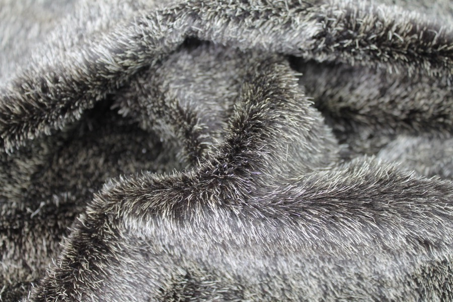Faux Fur - Short Pile Flecked Beaver fabric, image 5 of 6