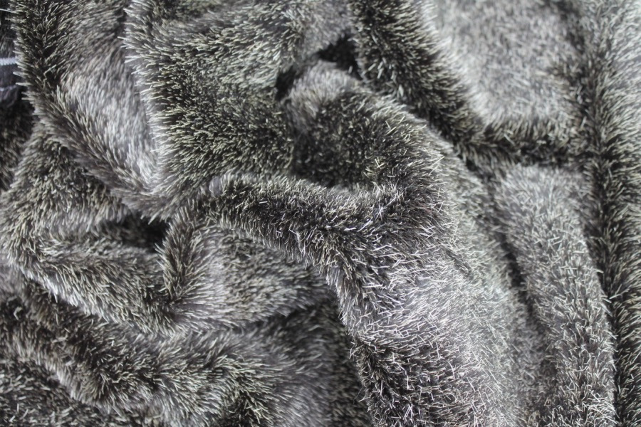 Faux Fur - Short Pile Flecked Beaver fabric, image 3 of 6