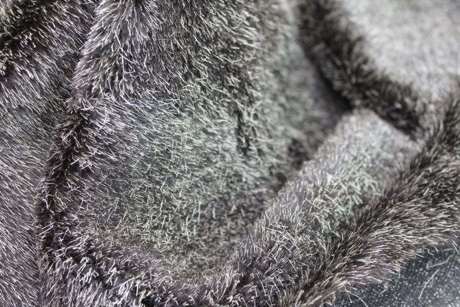 Faux Fur - Short Pile Flecked Beaver fabric, image 6 of 6