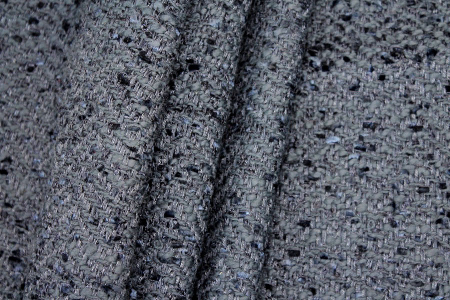 Chunky Herringbone Matka - Navy fabric, image 3 of 6