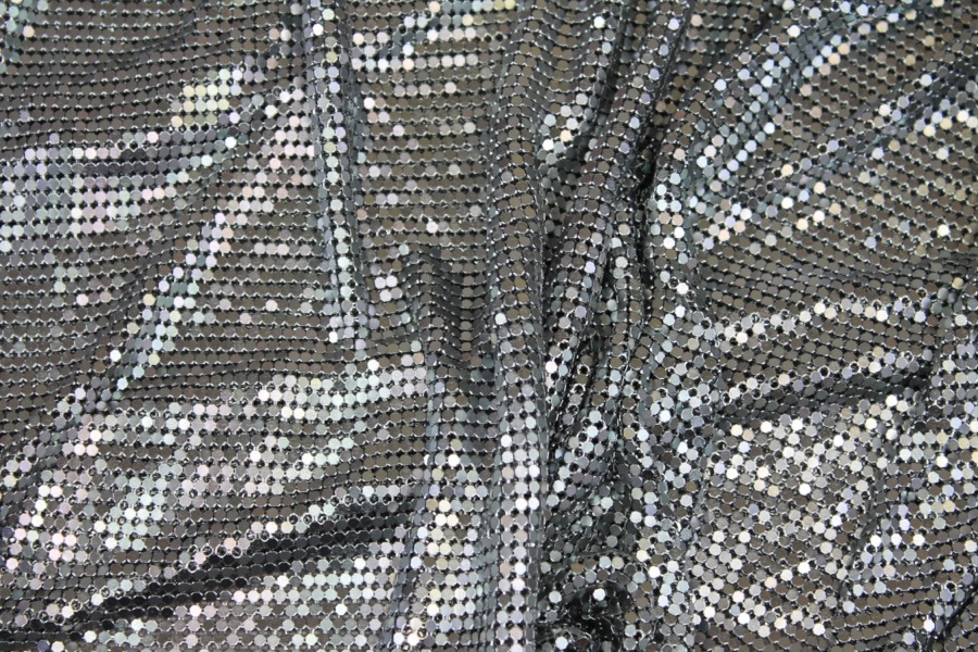 Metal Chainmaille Fabric - Grey, image 7 of 7