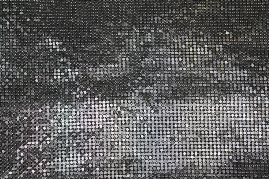Metal Chainmaille Fabric - Grey, image 4 of 7