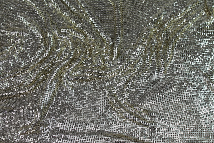 Metal Chainmaille Fabric - Gold, image 5 of 5