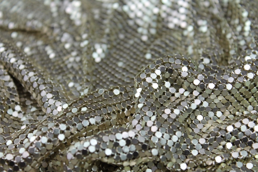 Metal Chainmaille Fabric - Gold, image 2 of 5