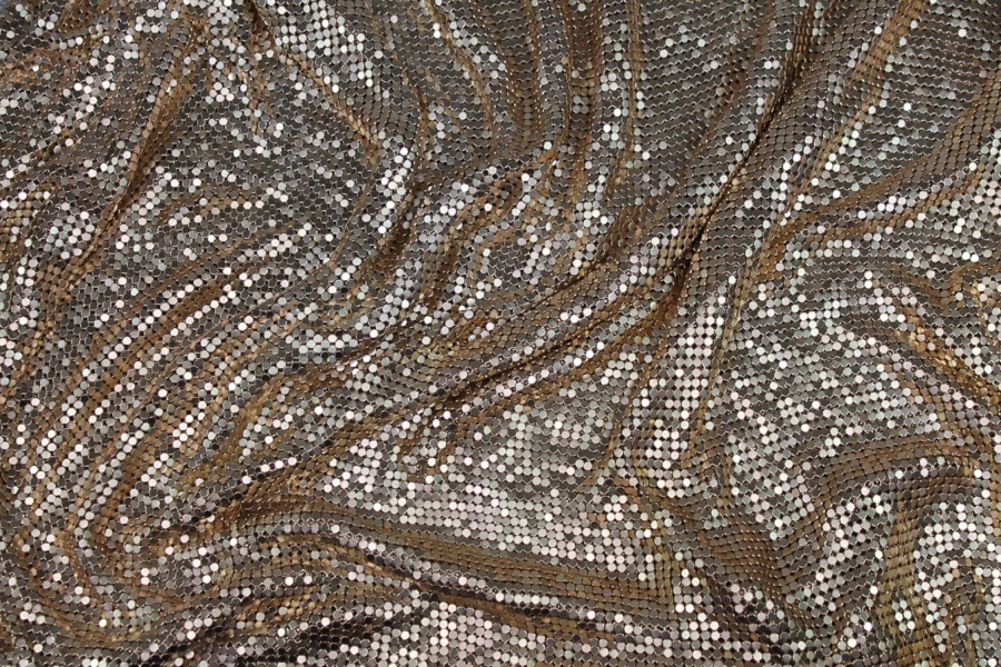 Metal Chainmaille Fabric - Copper - Whole piece, image 5 of 6
