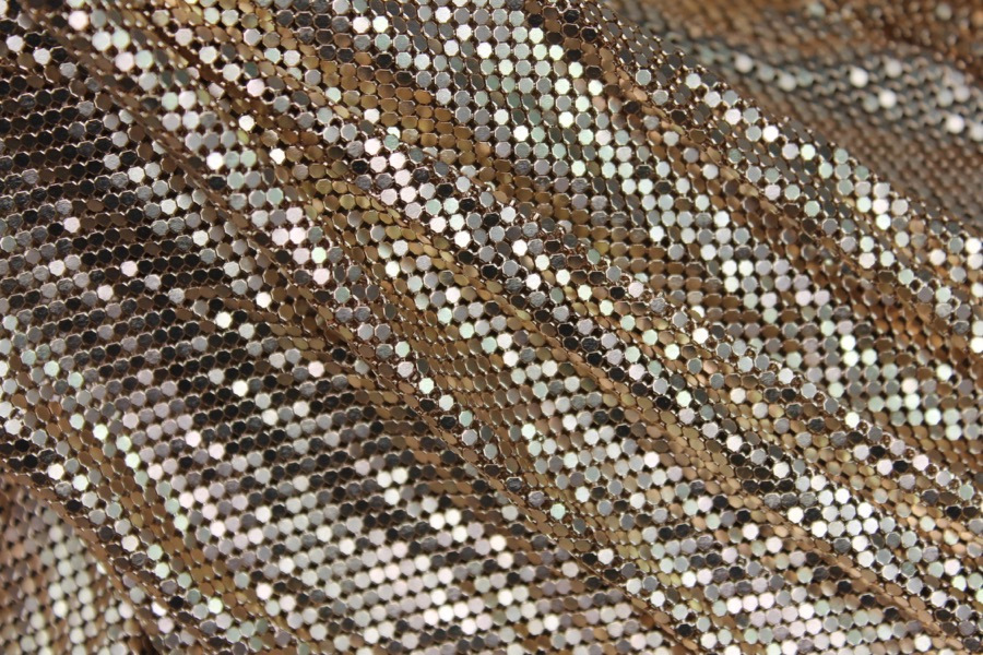 Metal Chainmaille Fabric - Copper - Whole piece, image 6 of 6