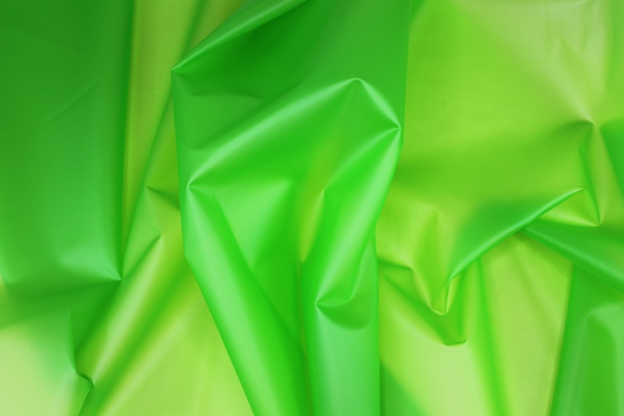 Green Semi Transparent PVC / PU fabric, image 3 of 6