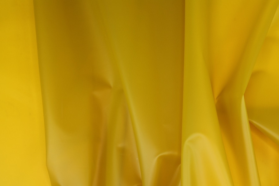 Yellow Semi Transparent PVC / PU fabric, image 2 of 5