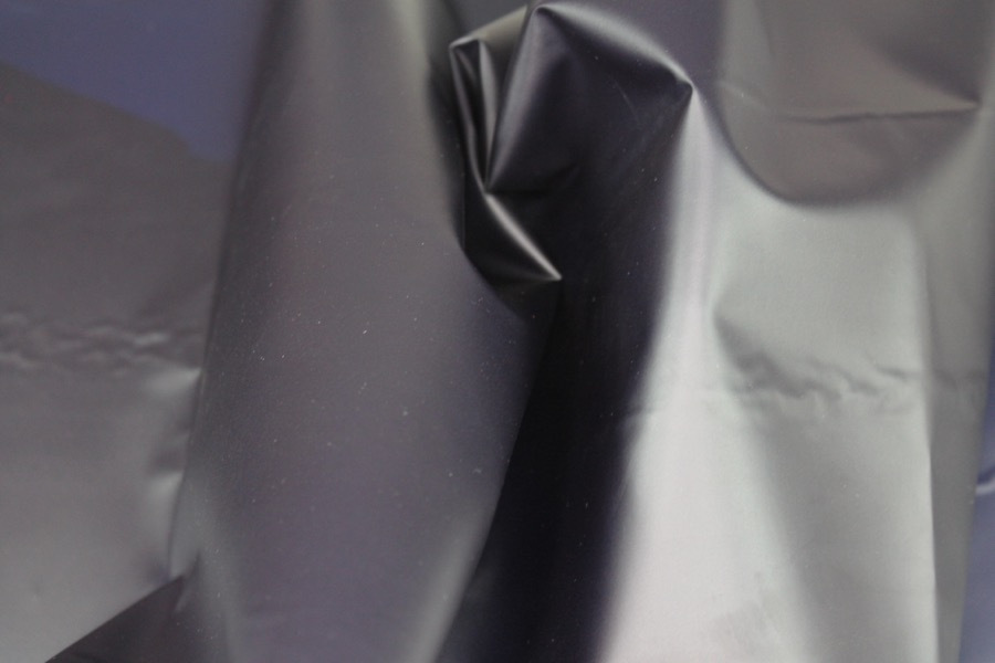 Navy Semi Transparent PVC / PU fabric, image 3 of 6