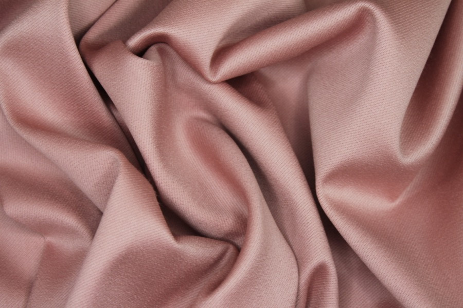 Luxury Italian Wool Suiting - Dusty Pink - 0.3m Piece fabric, image 7 of 7