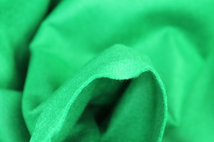 Craft Felt - Green fabric, image 3 of 6