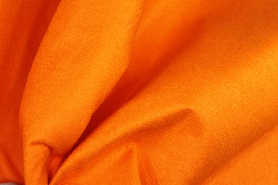 Craft Felt - Orange fabric, image 3 of 6