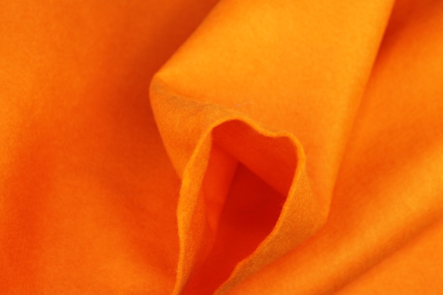 Craft Felt - Orange fabric, image 2 of 6