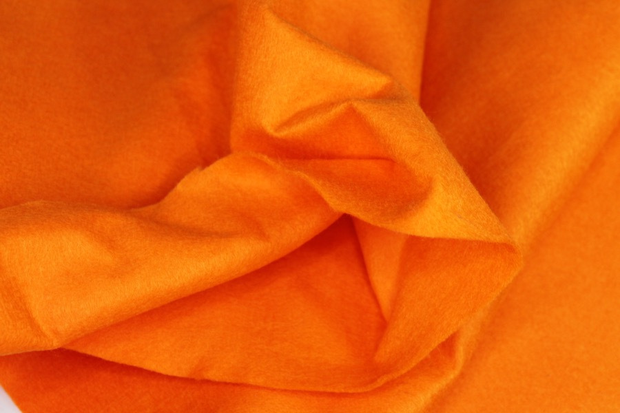 Craft Felt - Orange fabric, image 5 of 6
