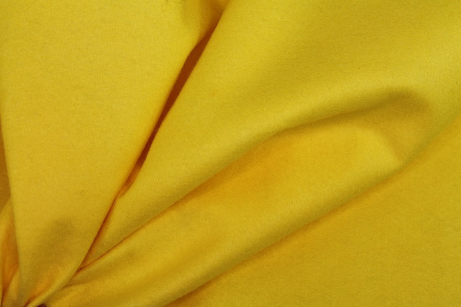 Craft Felt - Yellow fabric, image 2 of 5