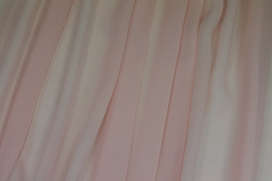 Pale Pink Silk Georgette - 135cm wide fabric, image 5 of 5