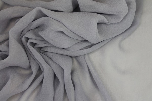 Dusty Lilac Silk Georgette - 135cm wide fabric, image 4 of 6