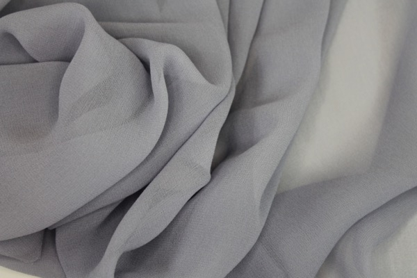 Dusty Lilac Silk Georgette - 135cm wide fabric, image 6 of 6
