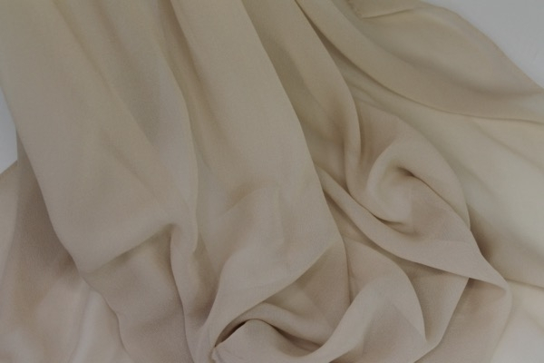 Clay Silk Georgette - 110cm wide fabric, image 5 of 6