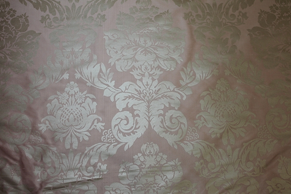 Rococo Printed Silk Dupion - Pink fabric, image 3 of 5