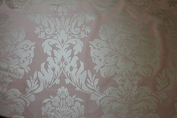 Rococo Printed Silk Dupion - Pink fabric, image 5 of 5