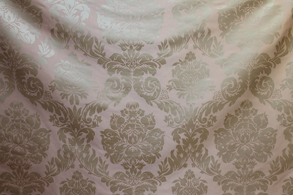 Rococo Printed Silk Dupion - Pink fabric, image 4 of 5