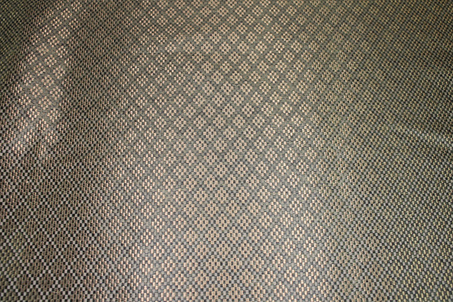 Banaras Brocade - Green & Gold Geometric fabric, image 6 of 6
