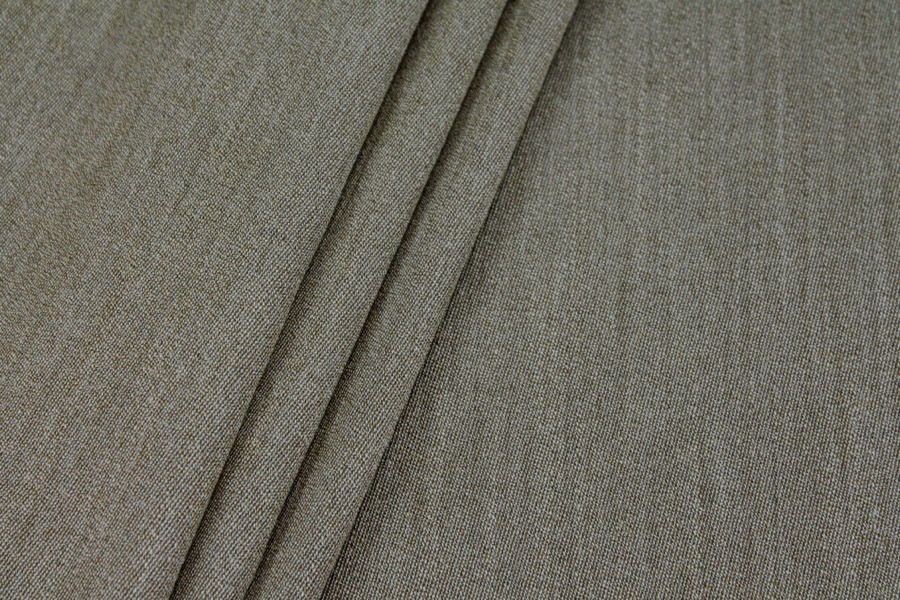 Wool Twill Suiting - Khaki Green fabric, image 6 of 7