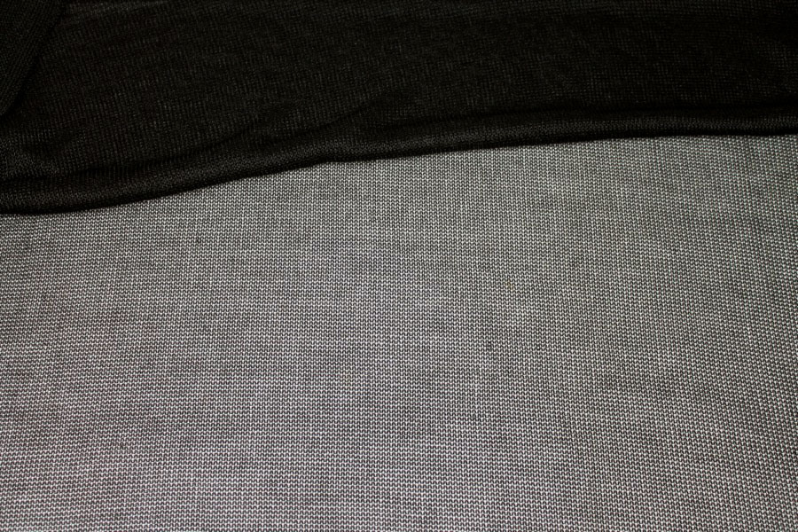 Fine Metallic Thread Knit - Black fabric, image 3 of 6