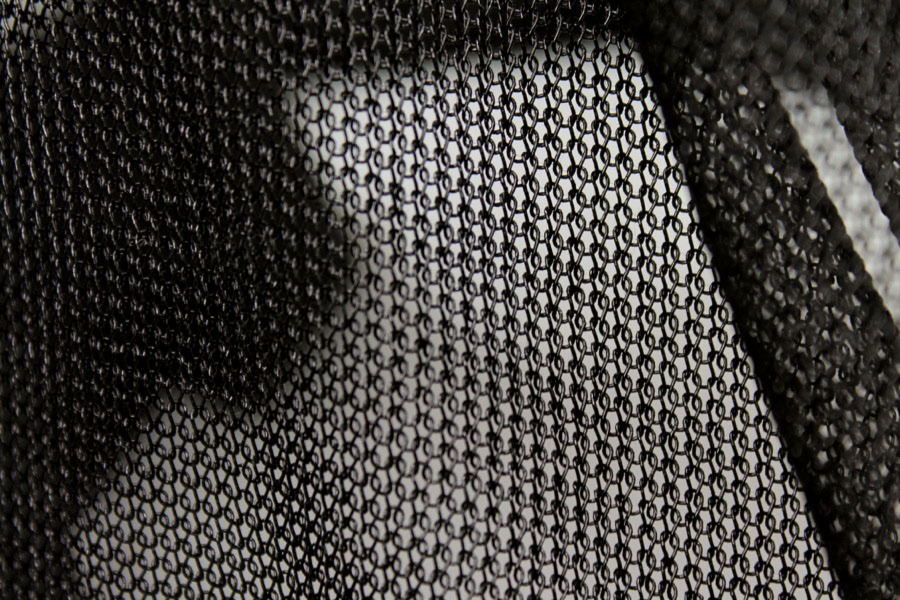 Fine Metallic Thread Knit - Black fabric, image 6 of 6