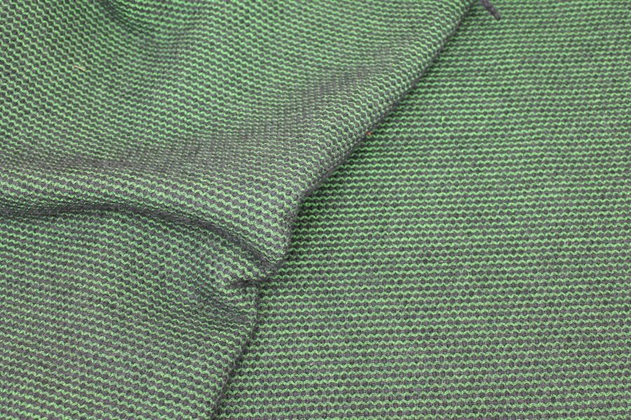 Green Grey Reversible Wool fabric, image 7 of 7