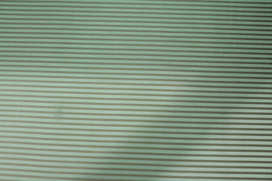 Shirting Cotton - Sheer Green Gold Stripe fabric, image 7 of 7