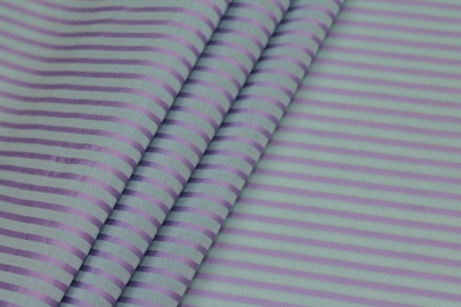 Shirting Cotton - Sheer Blue Lilac Stripe fabric, image 5 of 6