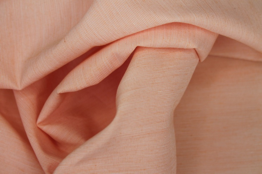 Shirting Cotton - Pale Orange fabric, image 6 of 6