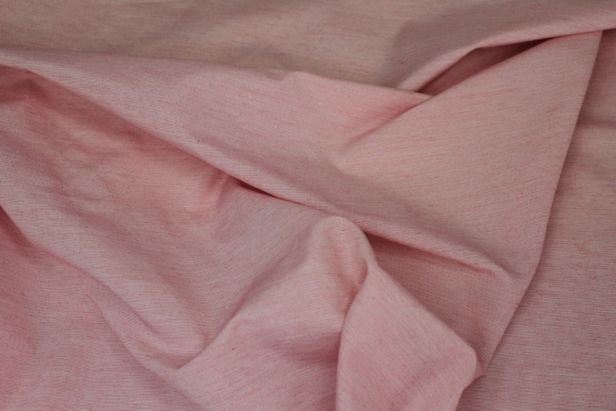 Shirting Cotton - Pale Red/Pink fabric, image 6 of 7