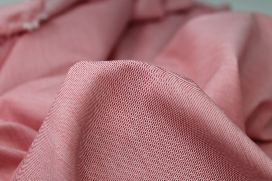 Shirting Cotton - Red fabric, image 7 of 7