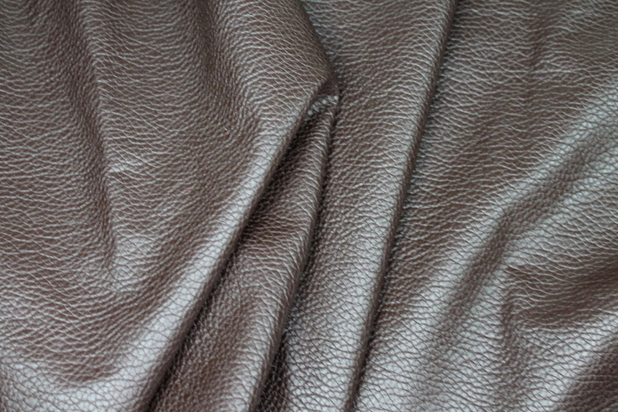 Textured Leatherette - Brown fabric, image 4 of 6