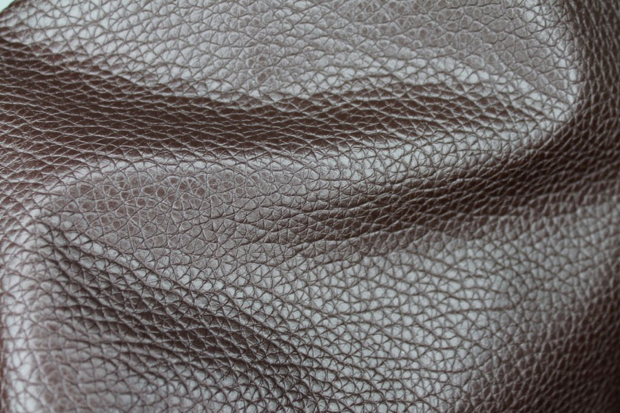 Textured Leatherette - Brown fabric, image 2 of 6