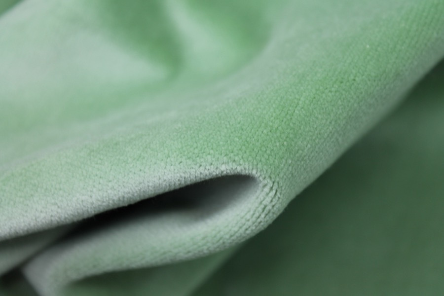 Heavy Cotton Velvet - Mint fabric, image 2 of 5