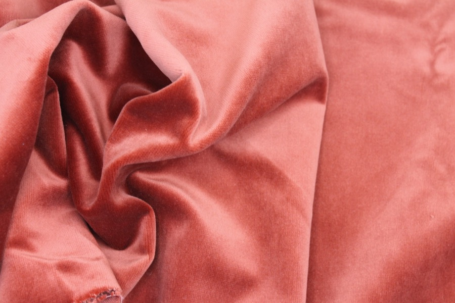 Heavy Cotton Velvet - Rust fabric, image 5 of 5