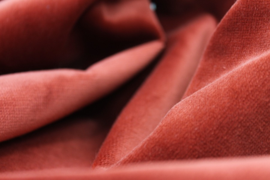 Heavy Cotton Velvet - Rust fabric, image 2 of 5