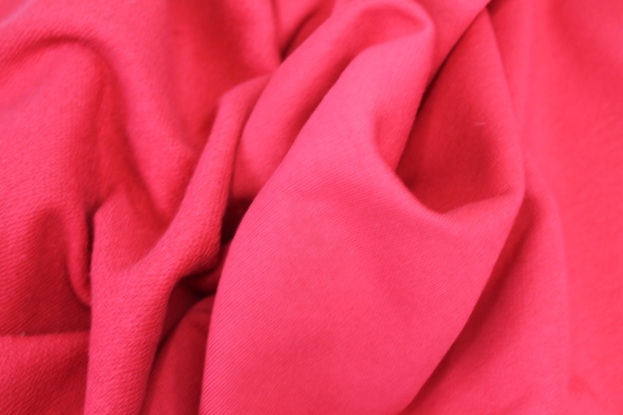 Sweatshirt Jersey - Red - Faded! 0.4-0.45m Piece fabric, image 5 of 5