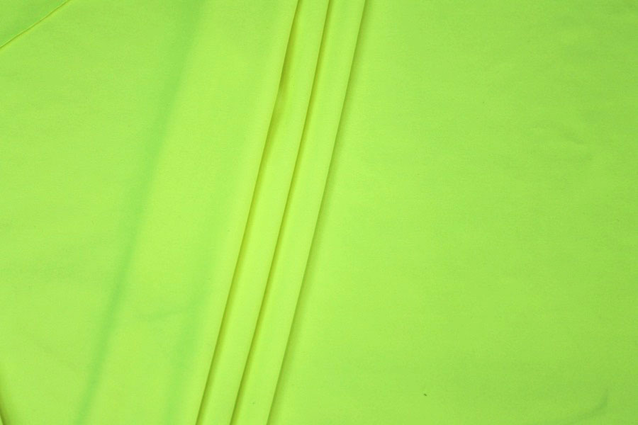 Matte Spandex - Neon Yellow fabric, image 5 of 5