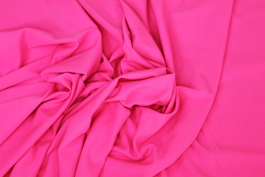 Matte Spandex - Neon Pink fabric, image 3 of 5