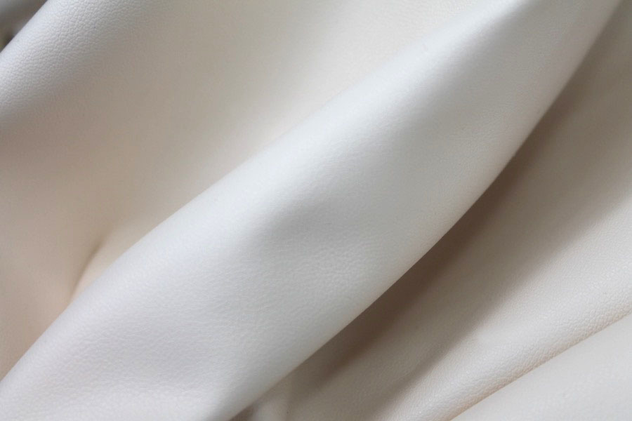 Suedette-Backed Soft Leatherette - Cream fabric, image 7 of 8