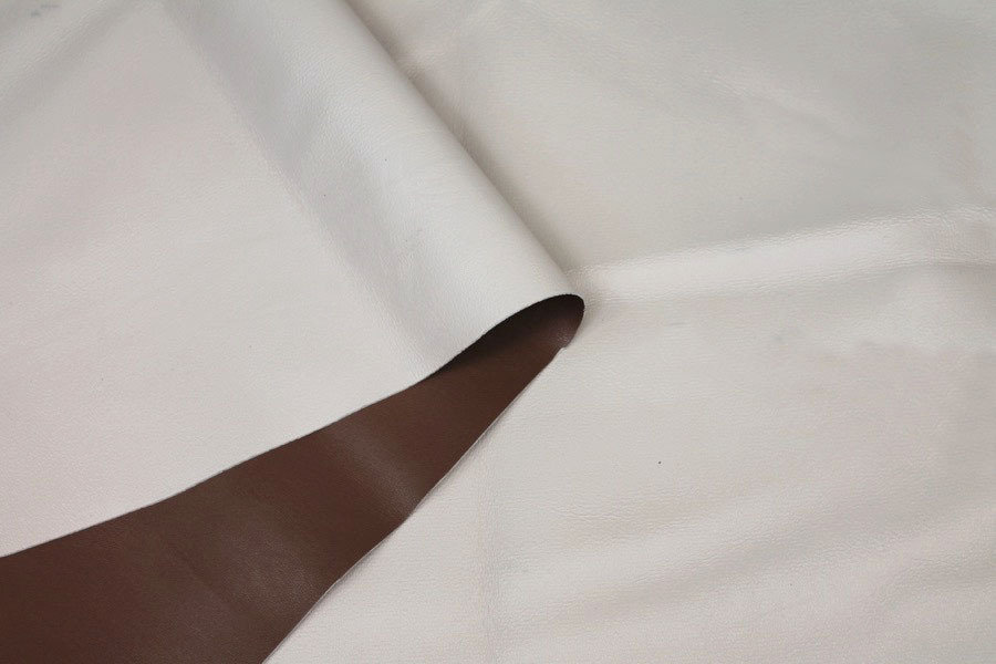 Double Sided Reversible Leatherette - Brown/Beige fabric, image 4 of 5